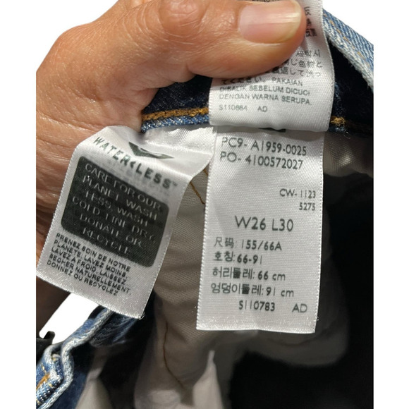 Women’s Levi’s Premium 501’ 90s Selvedge Straight Leg Jean / Size-W-26,L-30 - Picture 9 of 9